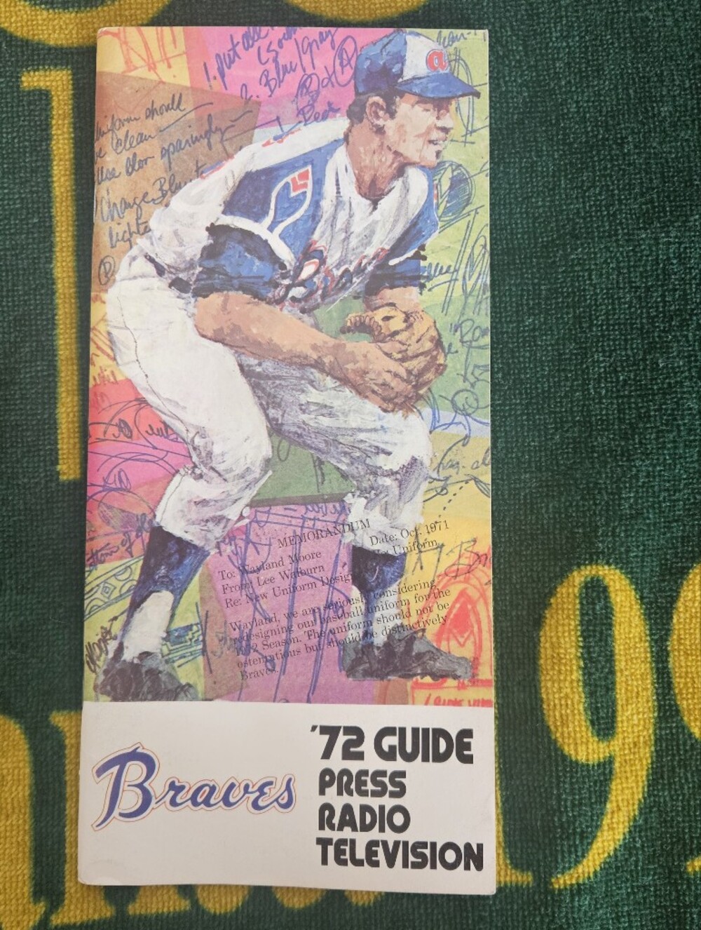 Atlanta Braves '72 Guide Press Guide - Multicolor Collectible